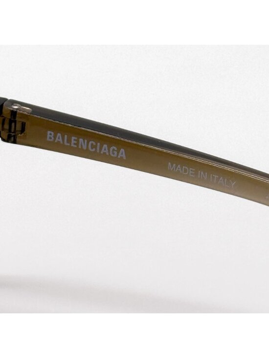 NEW BALENCIAGA BB0289S 003 SUNGLASSES BROWN GEOMETRIC UNISEX EYEWEAR BALENCIAGA